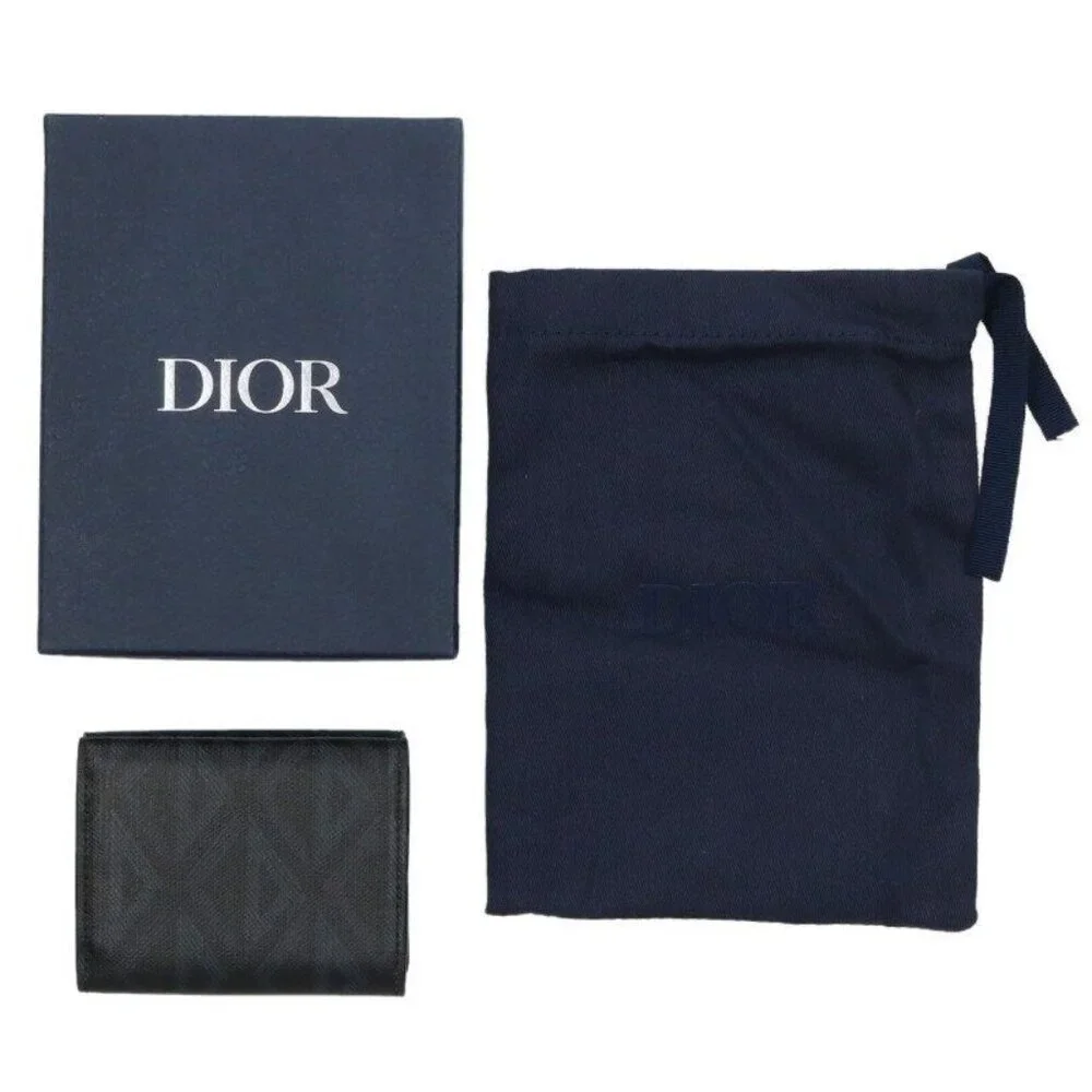 Dior CD Diamond Compact Wallet